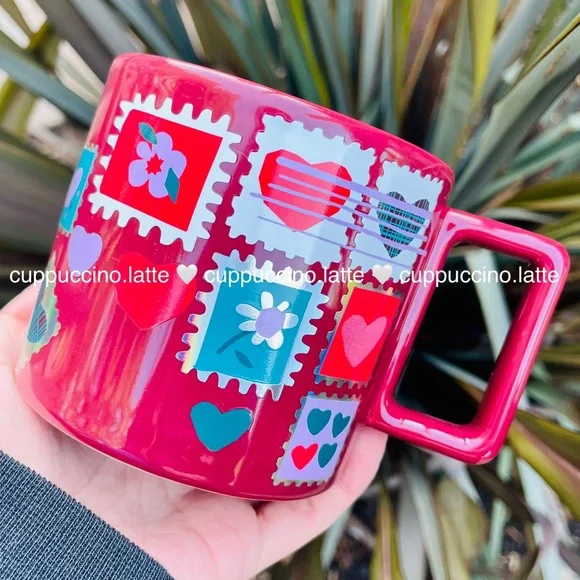 Starbucks | Accessories | Last Onestarbucks 223 Valentines Red Holographic  Ceramic Love Letter Mug | Poshmark